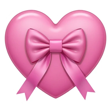 heart with a bow, kpop sticker