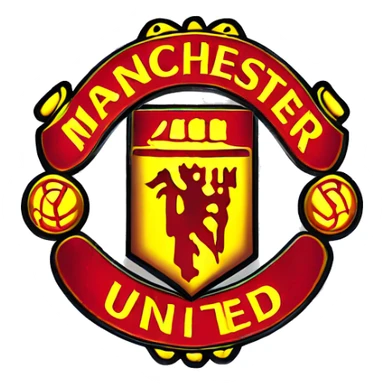 Manchester United logo sticker