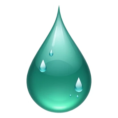 green droplet sticker