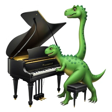 Pianosauru s sticker