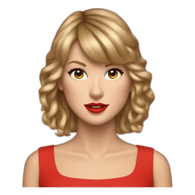 taylor swift red sticker