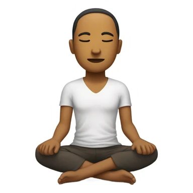 astral body meditation eye closed sticker