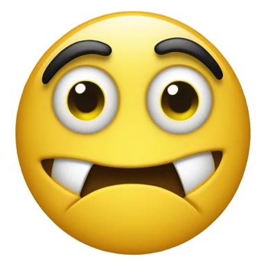 Jellow dot emoji judging someone cringe with eyes sticker