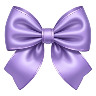 Lavender bow sticker