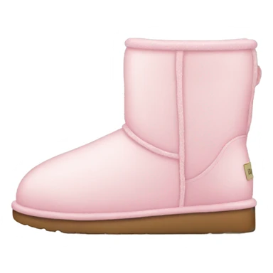 light pink uggs sticker