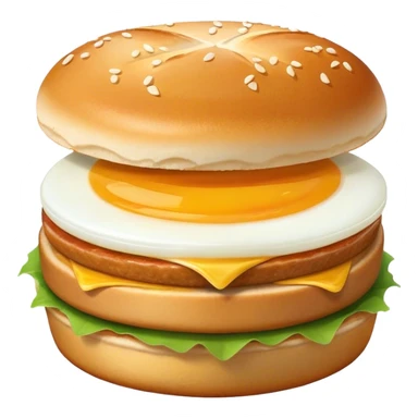 Turkey egg mcmuffin sticker