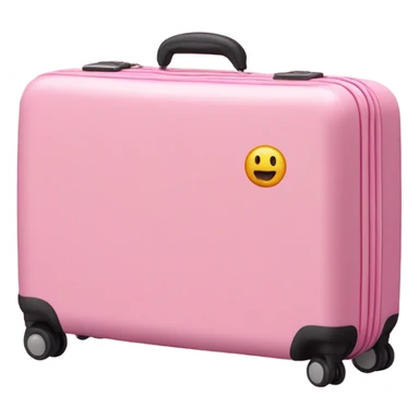 pink suitcase sticker