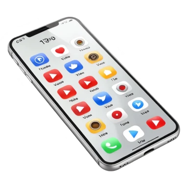 iPhone on YouTube app showing video views sticker
