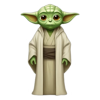 Yoda avec une abaya sticker