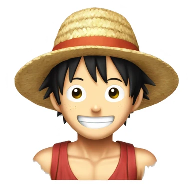 Straw hat luffy sticker