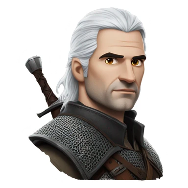 The Witcher Henry Cavil sticker