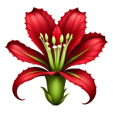 giant carnivorous plant flower sticker