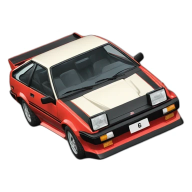 Toyota ae 86 trueno sticker