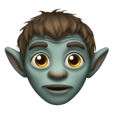 Troll with lovely eyes sticker