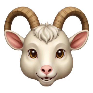 goat head person sticker