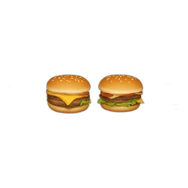280 mcdonald's burger sticker