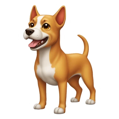 Diablito convinado con perro sticker