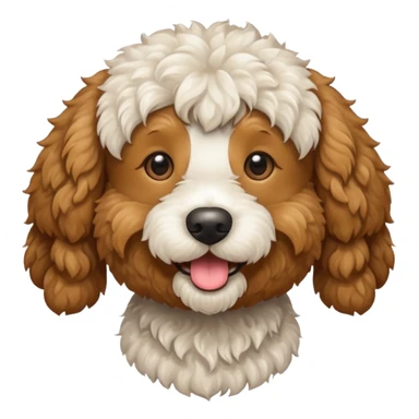 Goldendoodle dog  sticker