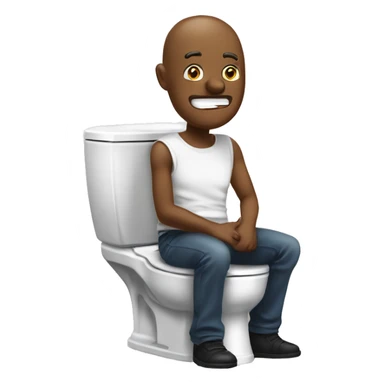 ￼ stupid toilet ￼ sticker