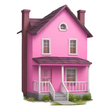 Pink home  sticker