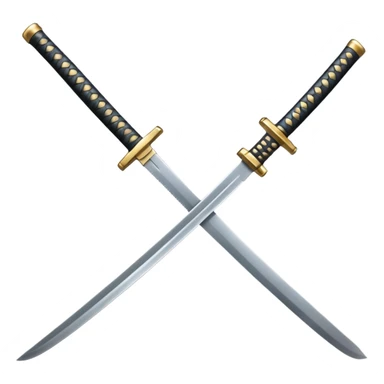 Katana japanese sticker