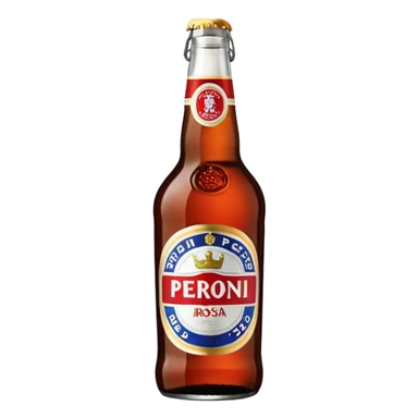 Birra Peroni rossa piccola in bottiglia da 33 cl
 sticker