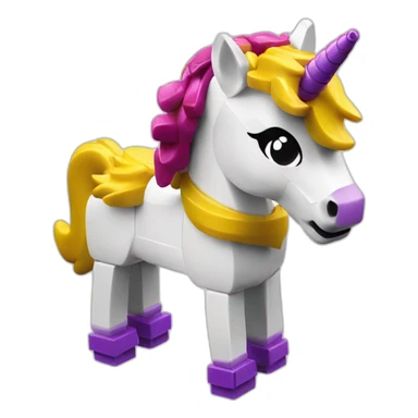 Lego unicorn sticker