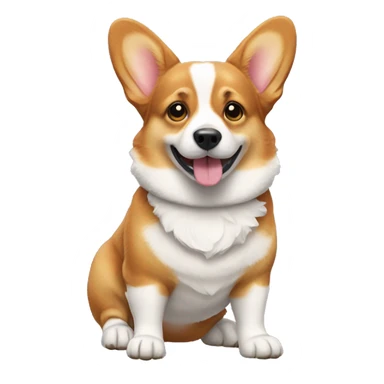 Corgi full body with socks sticker