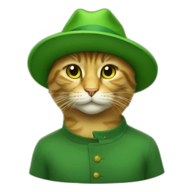 the cat in the green hat sticker