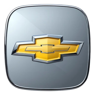only chevy logo on a black background no carno circle sticker