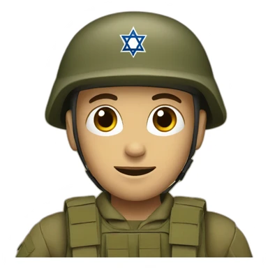 israeli solider sticker