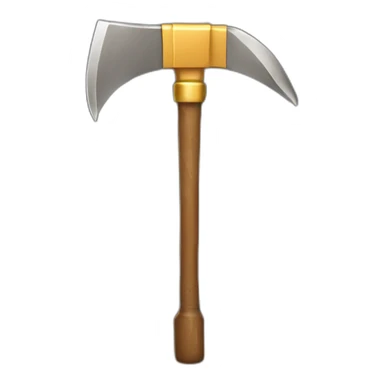 gold miner pickaxe sticker