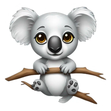 koala designer work sticker