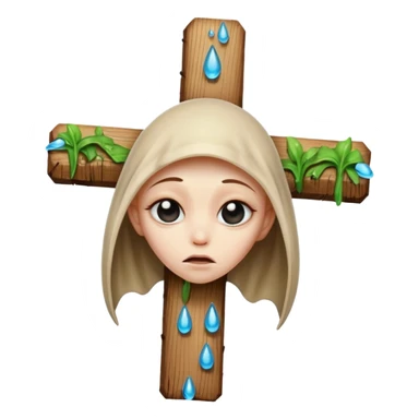 ET from the movie-body-on-the-cross sticker