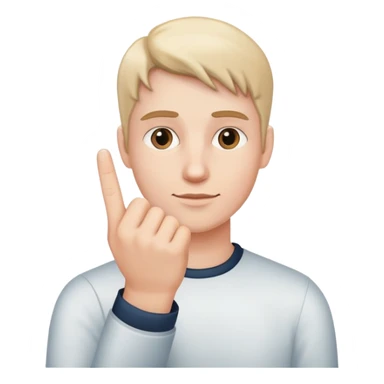 finger in virgina sticker