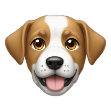 chien sur un yz sticker