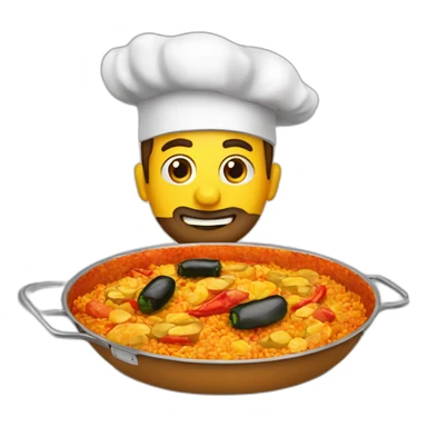 Paella chorizo sticker