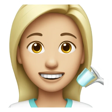 woman dentist sticker