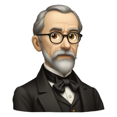  Nikolai Rimsky-Korsakov standing comically sticker