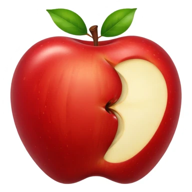 Uma maçã mordida sticker