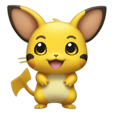 raichu pokémon sticker