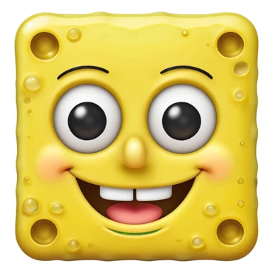 Spongebob ios 18 iphone style sticker