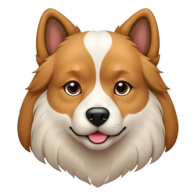 Masculine dog sticker