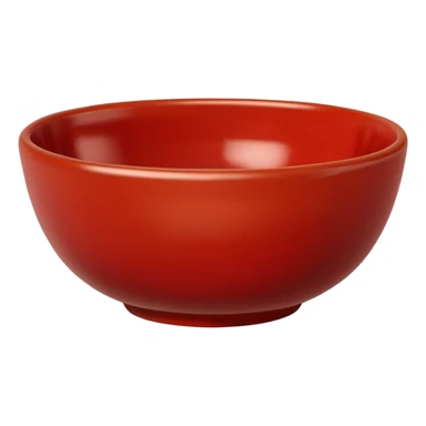 Clay Pottery Bowl red sticker