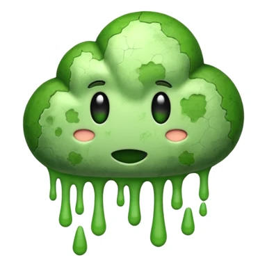 Mold on a wall  sticker