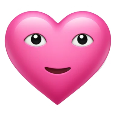 Pink heart  sticker