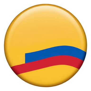 Bandera de colombia circular sticker
