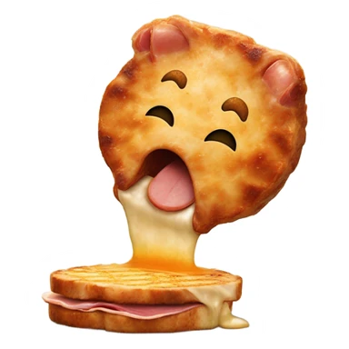 Pork chop playing basketball sticker