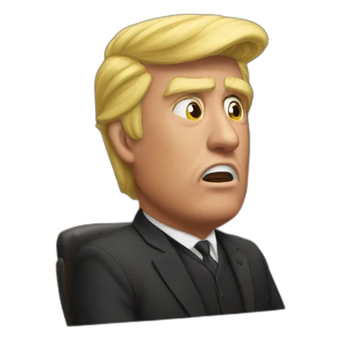 Donald Trump in Court sticker