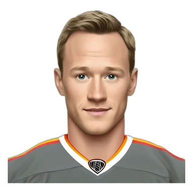 Jonathan Toews as a rainbow flame  sticker